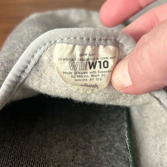 Allbirds Wool Loungers Shoes Slippers Sz 10 Slip On Comfort Sneaker Cleaned - Picture 4 of 7